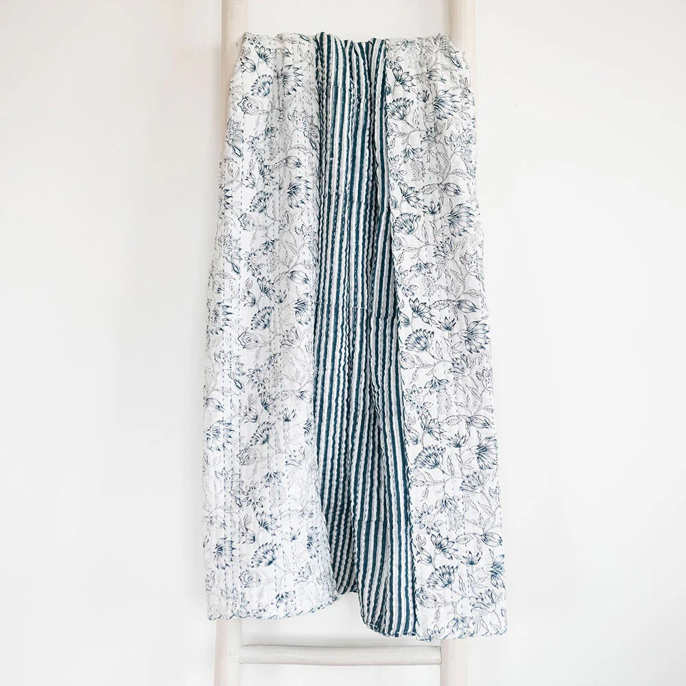 Reversible Kantha Quilt